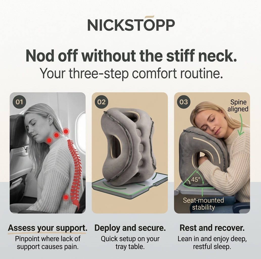 Nickstopp™ Reisekissen – Schlaf im Sitzen