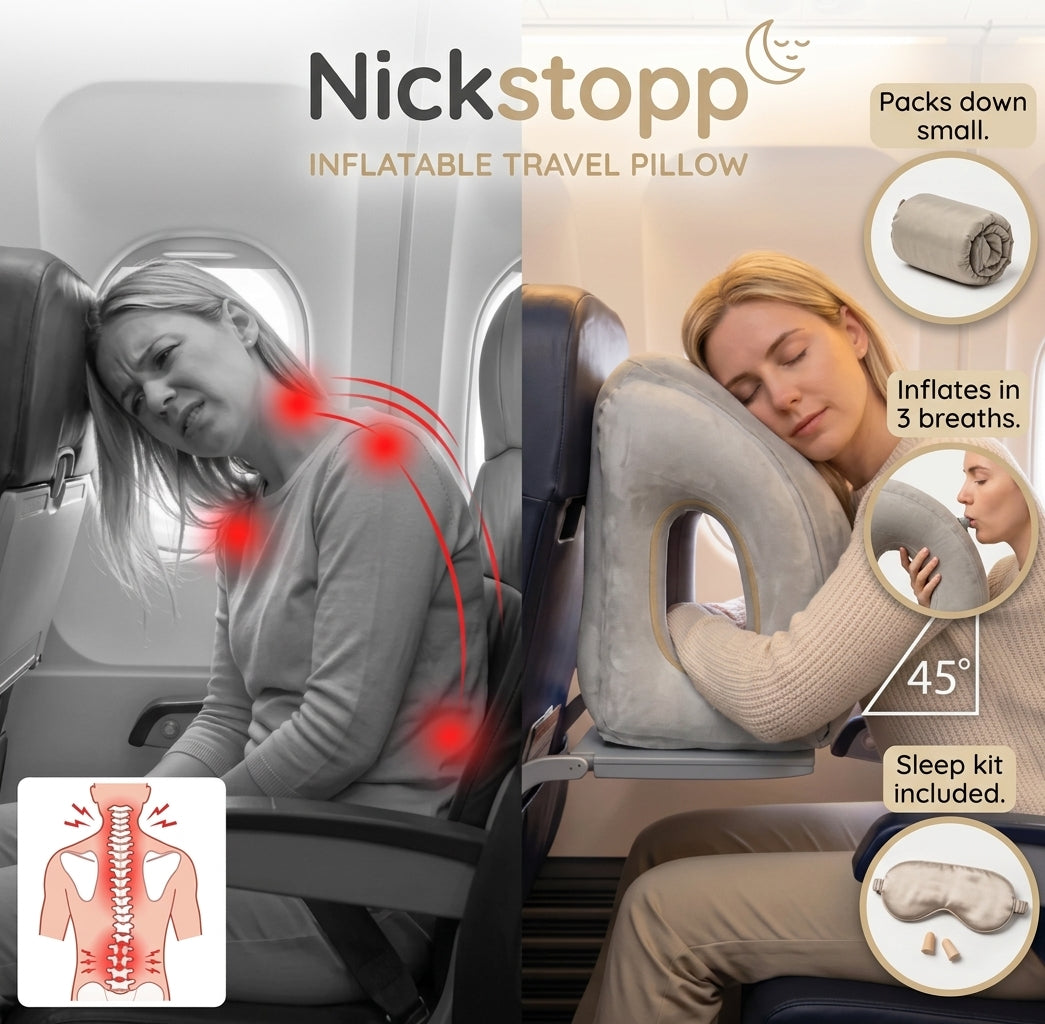 Nickstopp™ Reisekissen – Schlaf im Sitzen