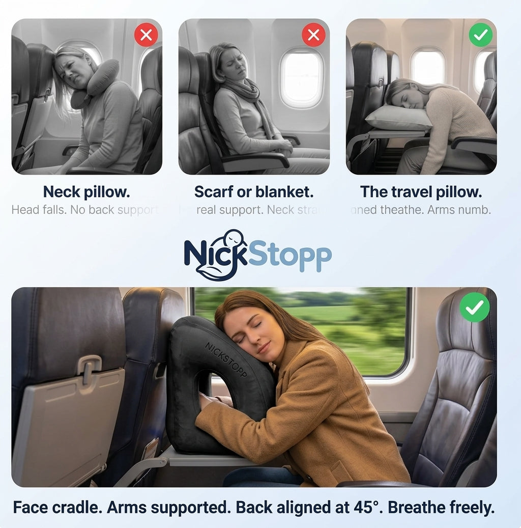 Nickstopp™ Reisekissen – Schlaf im Sitzen